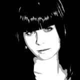 Ihr Portrait im Retrostil - Graustufen