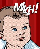 Ihr Portrait im Stil von Roy Lichtenstein